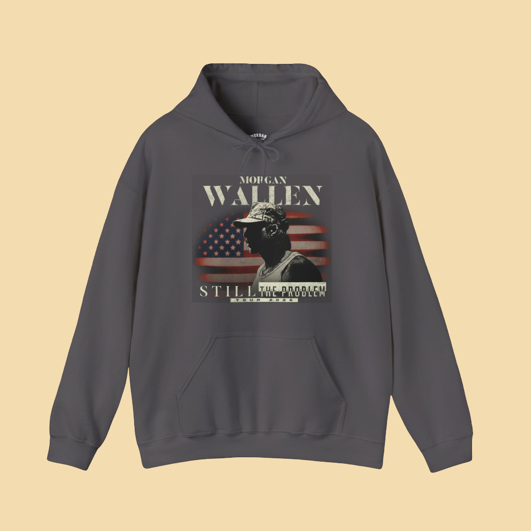 Morgan Wallen Merch - Still The Problem Tour Dates Hoodie